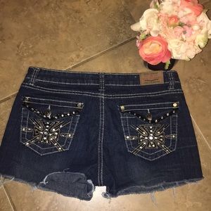 Blue ice Cut Off Shorts Size 9